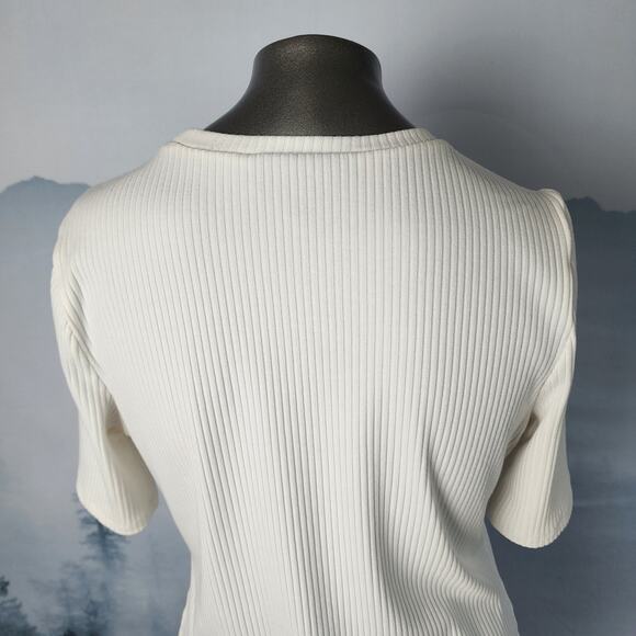 I.N.C. International Concepts Ribbed Studded Cutout Top | Women's Large - Picture 10 of 14